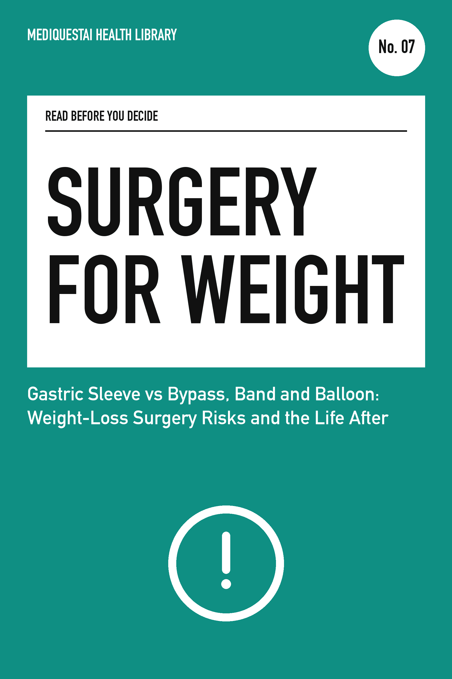 Cover of Surgery for Weight