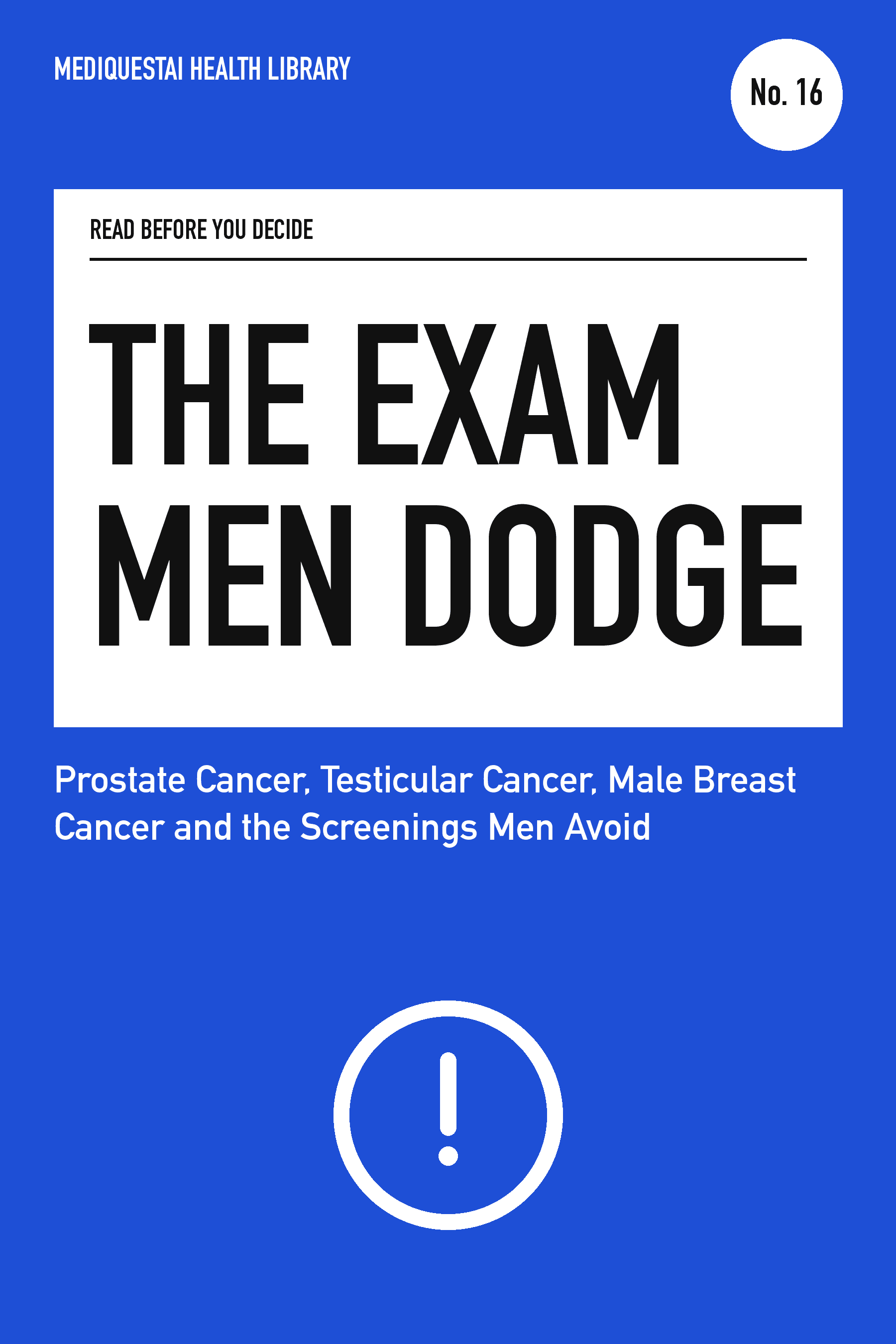 Cover of The Exam Men Dodge