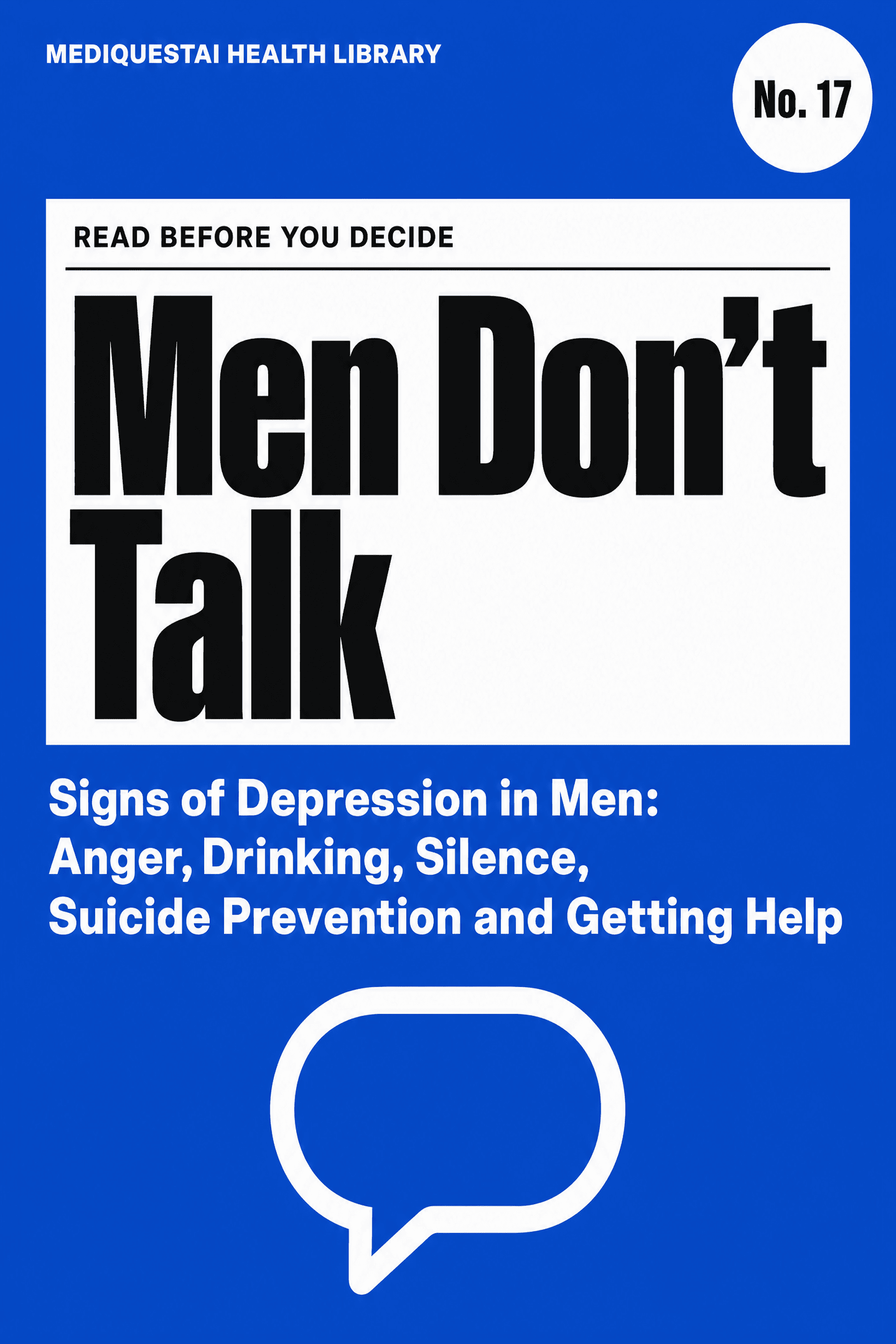 Cover of Men Don't Talk